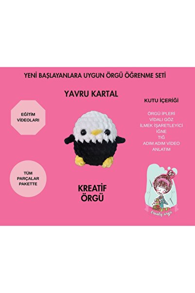 KREATİF TASARIM Baby Eagle Knitting Learning Kit
