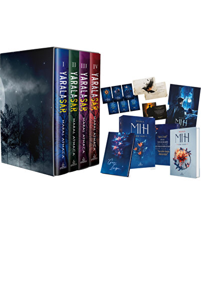 Ephesus Yayınları Yaralasar Serisi Seti 4 Kitap Ciltli Kutulu ve Mıh 1 Kör Ta...