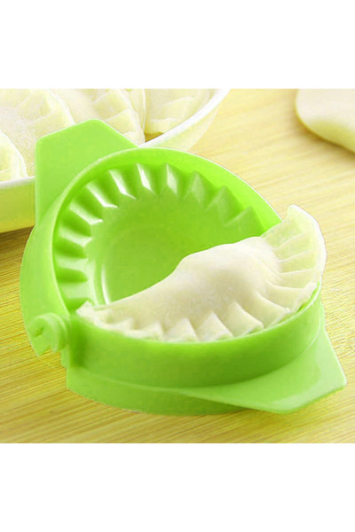 Yash Set 3 Forme din plastic pentru ravioli, 10.5x9 cm, culoare verde