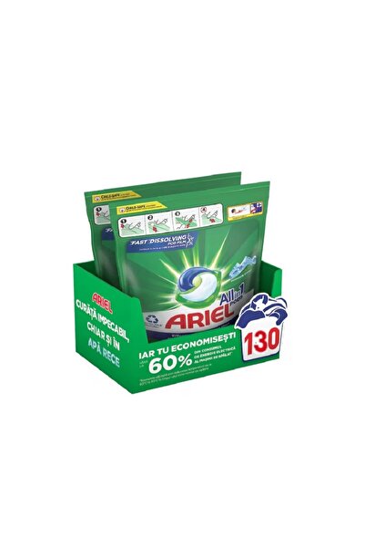 Ariel Detergent de rufe automat All in One PODS Mountain Spring, 2x65 buc, 13...