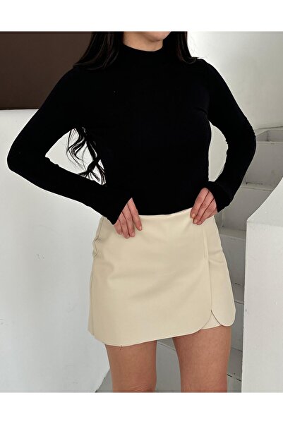 Makarina Women's Modal Fabric Finger-Through Bluz Bady