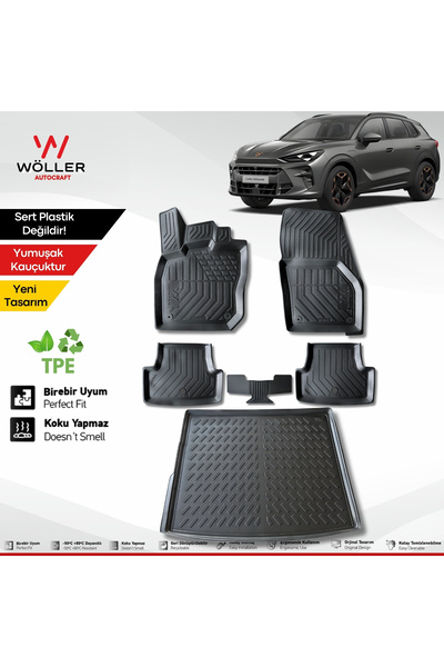 wöller Cupra Terramar Paspas Bagaj Havuzu Set 2024 2026 Arası Uyumlu 3d Ultra...