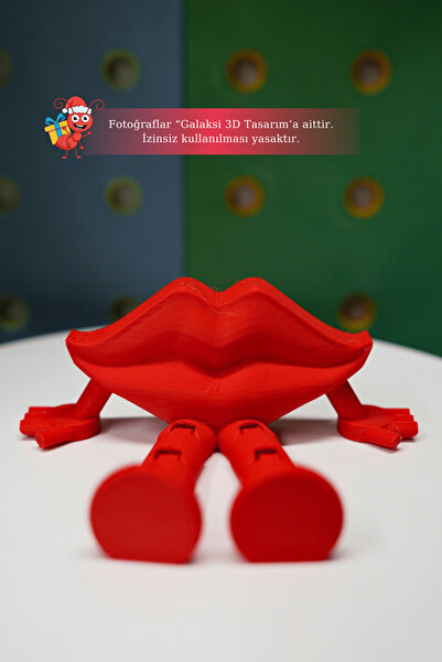Galaksi 3D Dekoratif Sallanan Bacak Dudak Figür | Modern & Eğlenceli Ev Ofis ...