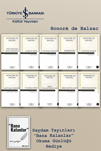 TÜRKİYE İŞ BANKASI KÜLTÜR YAYINLARI Hasan Ali Yücel Klasikleri - Honoré de Ba...