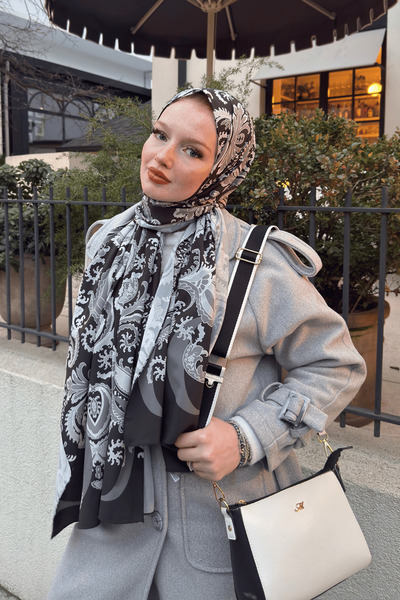 Coco Scarfs Deva Desen Pamuk Vual Şal