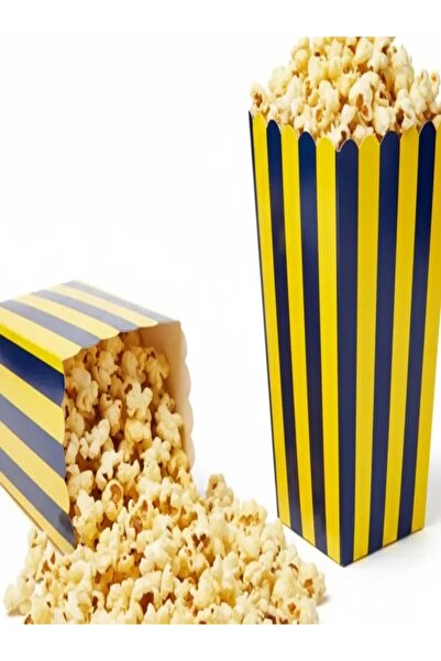partyy bag Fenerbahçe Temalı Mısır Kutusu 8'li Popcorn Kutusu