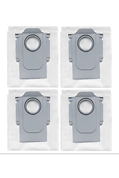 Supurgeavm Roborock Q Revo Compatible Robot Vacuum Cleaner Dust Bag 4 Pcs