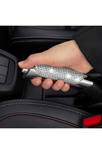 AVA Car Handbrake Cover with Rhinestones, Non-Slip, Quick Installation, Elega...
