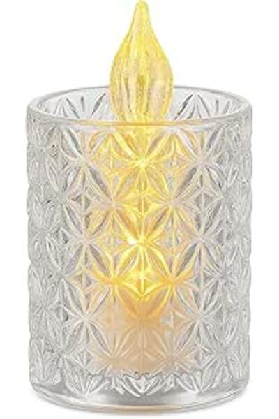 fitto 24 قطعة من شموع الشاي LED