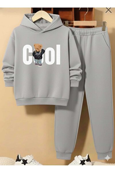 Nice Clothes Παιδικό Σετ Φόρμας με Κουκούλα UNISEX COOL BASLI