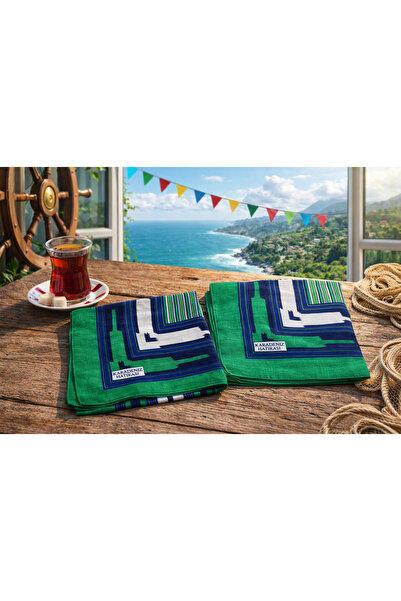 seymenbıçakçılık 3-Piece Black Sea Regional Sequin Scarf Set – Keşan Pattern,...