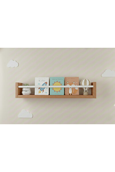 EGN WOODS 50X9X1Atlantic Pine Mdf Baby Room Organizer Children's Room Montess...