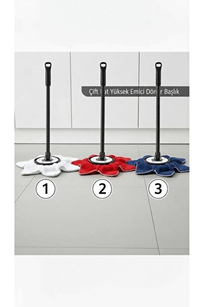 siriustex Mop Ucu – Mega Boy Yuvarlak Paspas Yedek Ucu | Çizmez & Sessiz Temi...