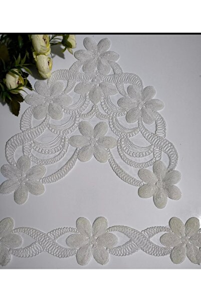 dantelci 11 m krem Fransız dantel