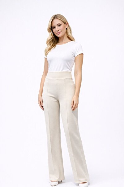 SOSYETE AVM Black High Waist Grass Spanish Trousers