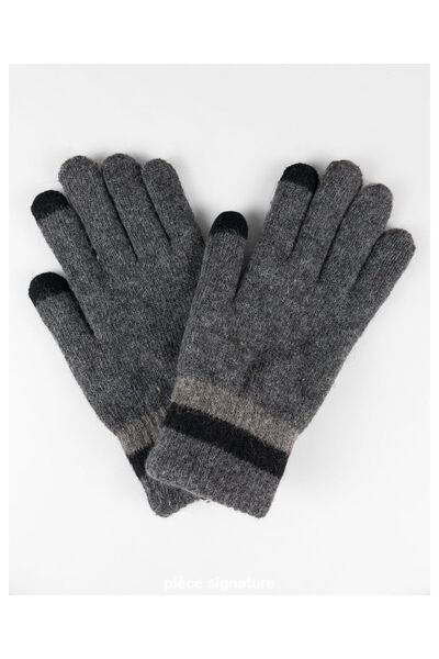 PIECE SIGNATURE Lux Touch Double Layer Woven Men's Gloves
