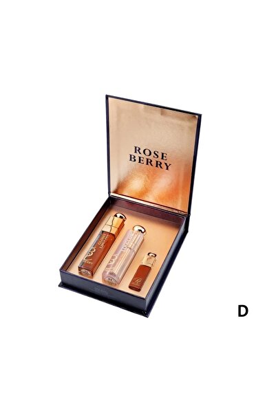 ROSE BERRYY Lip Combo | 3-Piece Lip Combo Set – Shade D