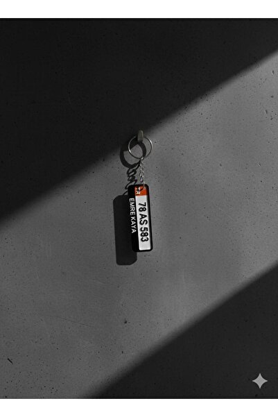 kaan3d KİŞİYE ÖZEL PLAKALI ANAHTARLIK-ÖZEL PLAKA VE İSİMLİ ANAHTARLIK-