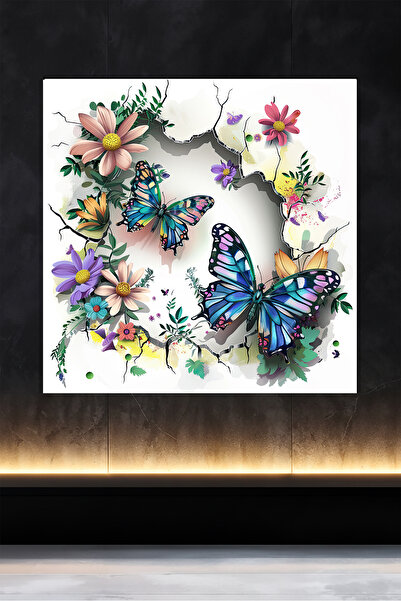 Lucena Pictură metalică Colecția Hole on the Wall - Fluture 5