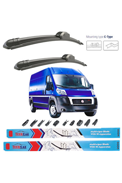 TEAMCAR Υαλοκαθαριστήρες Fiat Ducato (250-251) VAN 2006-2014