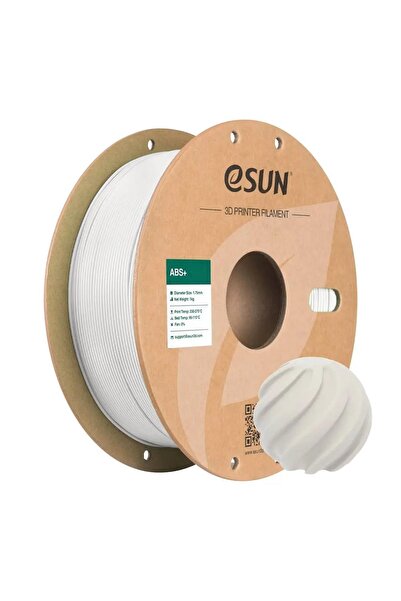 eSun Abs+ Beyaz Filament 1.75mm 1Kg - Yüksek Dayanımlı Abs Filament