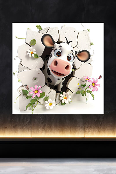 Lucena Pictură metalică Colecția Hole in the Wall - Vaca 1