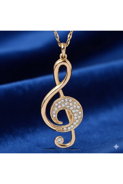 ÇağlaDesign قلادة مفتاح اليد اليسرى