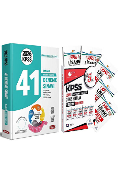Data Yayınları Data 2026 KPSS Genel Yetenek Genel Kültür Ultra 41 Deneme Çözü...
