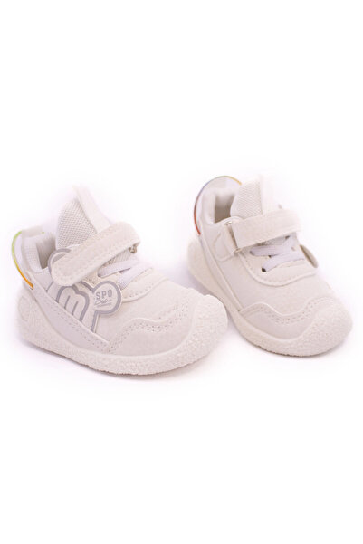 Clibee White Baby First Steps Shoes