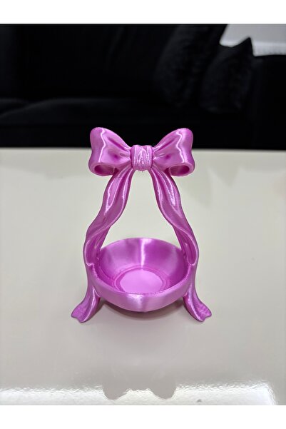 Mus3D Şık Sunum Fiyonklu Lokumluk ve Çikolatalık - (1 adet) 10 Renk Seçeneğiy...