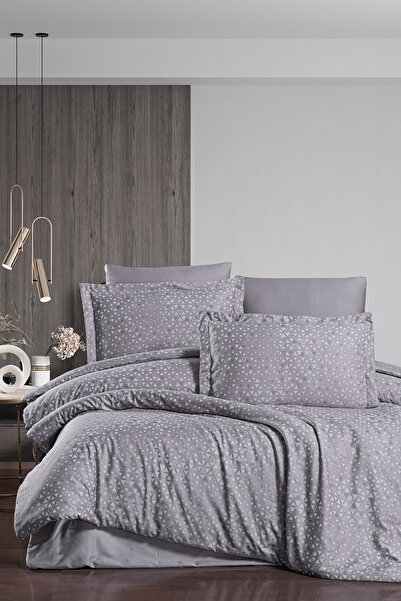 First Choice Megan %100 Pamuk Saten 200 TC (80 Tel) Çift Kişilik Nevresim Takımı