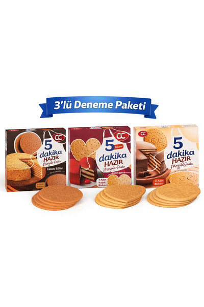 CC 5 Dakika Mozaik Pasta CC 5 Dakika Mozaik Bisküvi Pasta 20 cm çapında Pasta...