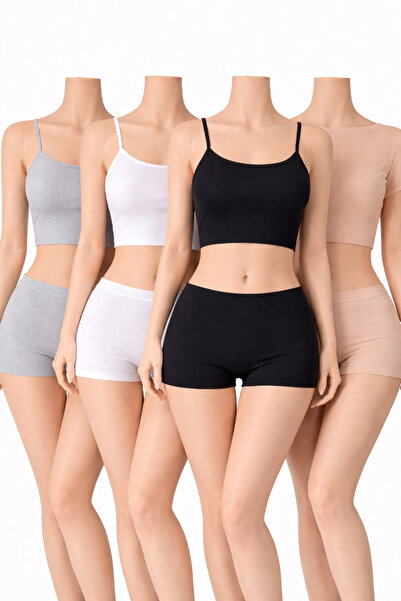 belpa Stretch Fabric Women's Mini Shorts, Women's Boxers, Women's Underwear B...