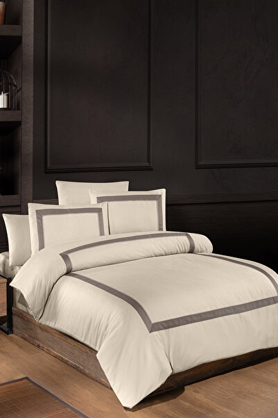 First Choice Belezza %100 Pamuk Deluxe Saten 200 TC (80 Tel) Çift Kişilik Nev...