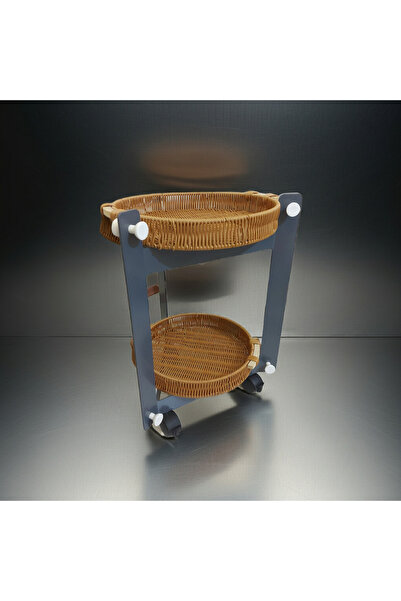 Arman Dişli Tekerlekli Modern Tasarım Sehpa