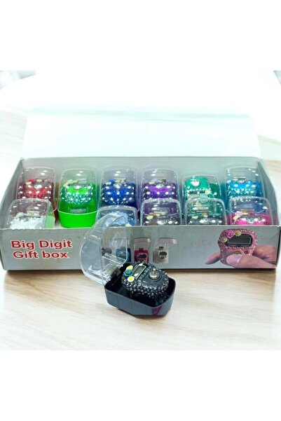 GIFT Colorful crystal electronic prayer beads, Ramadan giveaways (12 pieces)