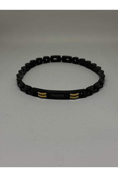 Dupont milano Dm-Sb-004-Bg Black Gold Color Men's Steel Bracelet