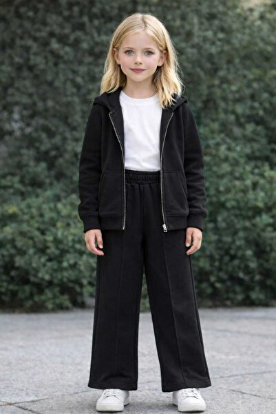 BEBEĞİME ÇORAP Girl's Green Tracksuit Set