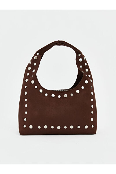 LC Waikiki Shining Choices from Shining Store Suede Look Women's Shoulder Bag...