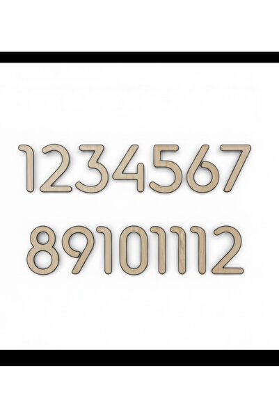 Pelince Slim Font Duvar Saati Rakamları Sayı Seti | Saat Aksesuarı Saat Yapım...