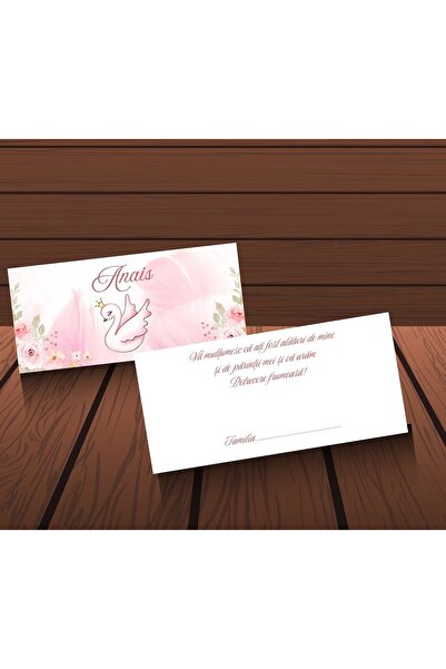 Aela.alc Plic de bani botez roz fetita set 50 buc