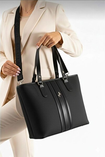 ÇANTAM GELSİN Miami Polo Women's Large Size 4-Section Adjustable Long Strap S...