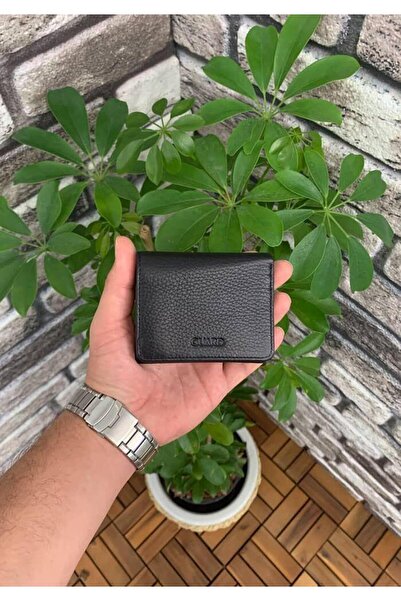 GUARD Siyah-Kırmızı Deri Erkek Cüzdanı