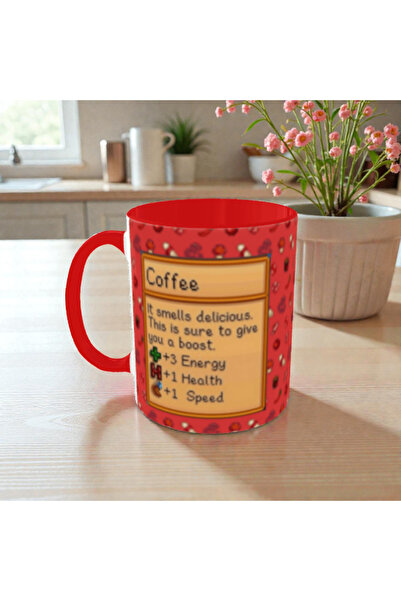 ALPŞAN TİCARET Stardew Valley Coffee Designed Ceramic Mug – Special Coffee Cu...