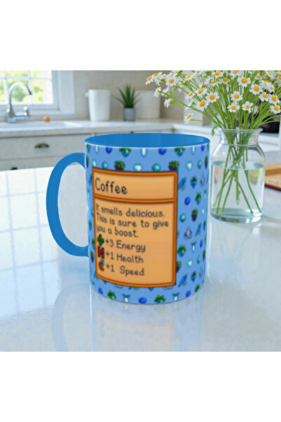 ALPŞAN TİCARET Stardew Valley Coffee Designed Ceramic Mug – Special Coffee Cu...