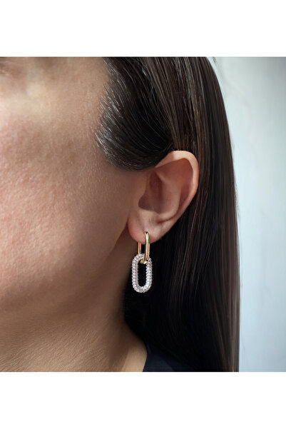 GOX Double Color 2-Piece Paper Clip Earrings