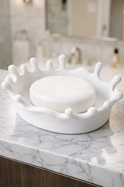 Vescarri Modern Soap Dispenser with Splash Effect – Liquid Splash Design Bath...