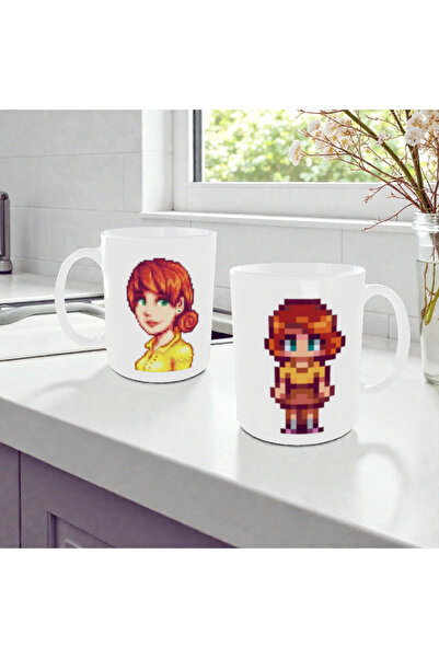 ALPŞAN TİCARET Stardew Valley Penny Pixel Art Mug - Gamer Gaming Themed Coffe...