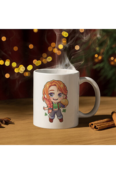 ALPŞAN TİCARET Stardew Valley Leah Pixel Art Mug - Gamer Gaming Themed Coffee...