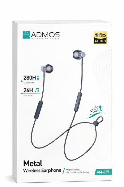 ADMOS AM-625 Metal Wireless Earphones.